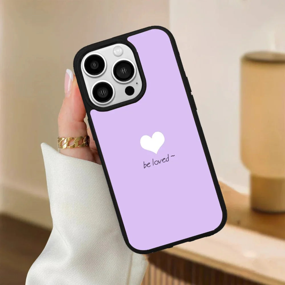 Beloved Glossy Metal Case Cover For iPhone - ShopOnCliQ