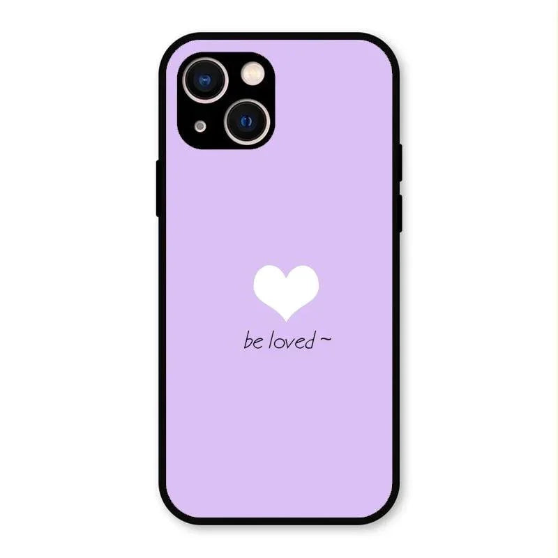 Beloved Glossy Metal Case Cover For iPhone 13