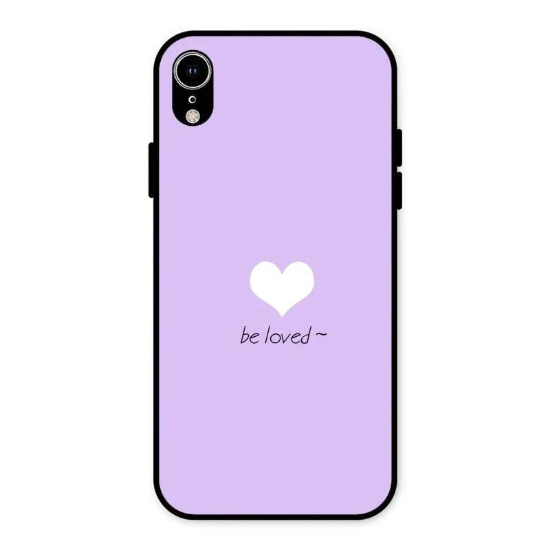 Beloved Glossy Metal Case Cover For iPhone XR