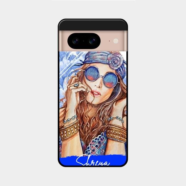Bindass Babe Customize Glass Case Cover For Google Pixel 8 5G