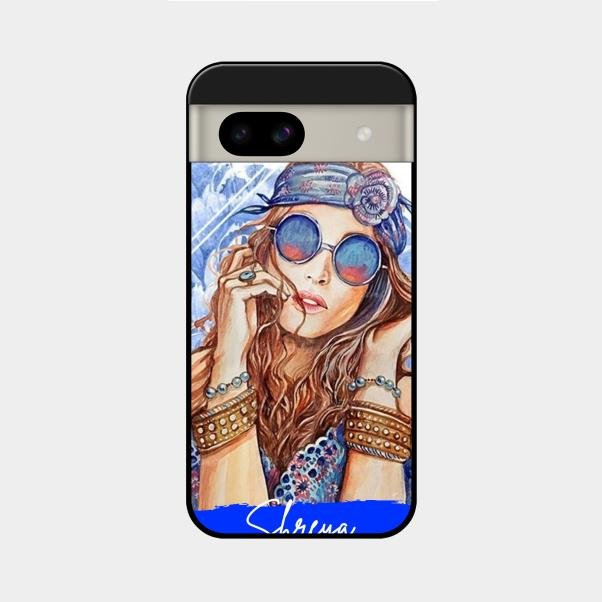 Bindass Babe Customize Glass Case Cover For Google Pixel 8A 5G