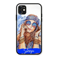 Bindass Babe Customize Glass Case Cover For iPhone 11