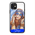 Bindass Babe Customize Glass Case Cover For iPhone 12