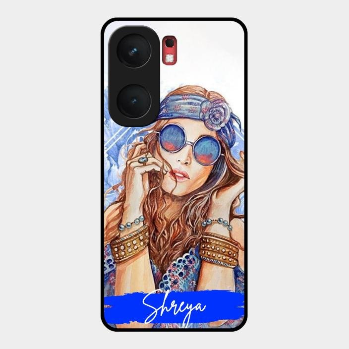 Bindass Babe Customize Glass Case Cover For Iqoo Neo 9 Pro 5G