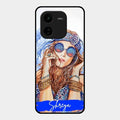 Bindass Babe Customize Glass Case Cover For Iqoo Z9X 5G