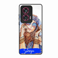 Bindass Babe Customize Glass Case Cover For Motorola Edge 50 Fusion 5G
