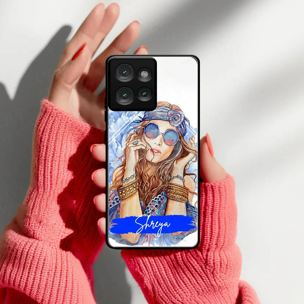 Bindass Babe Customize Glass Case Cover For Motorola - ShopOnCliQ