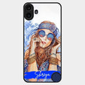 Bindass Babe Customize Glass Case Cover For Nothing Cmf Phone 1
