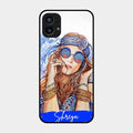 Bindass Babe Customize Glass Case Cover For Nothing Phone 1