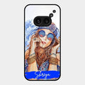 Bindass Babe Customize Glass Case Cover For Nothing Phone 2A 5G