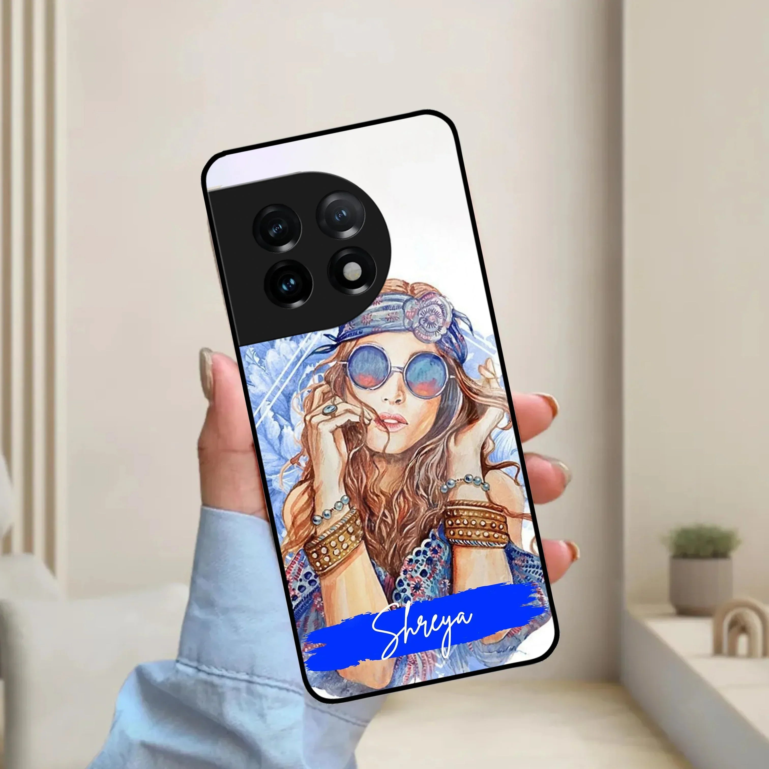 Bindass Babe Customize Glass Case Cover For OnePlus - ShopOnCliQ