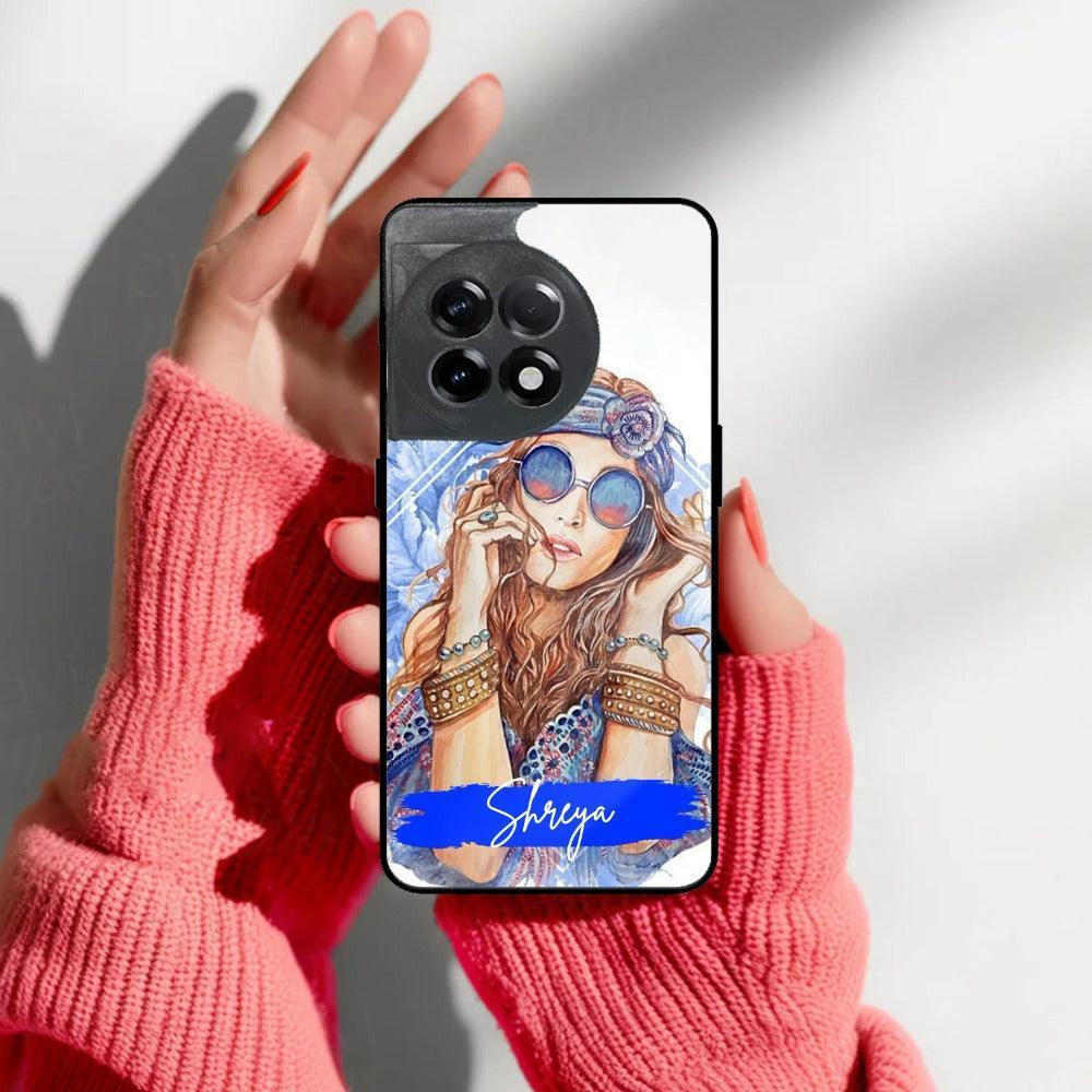 Bindass Babe Customize Glass Case Cover For OnePlus - ShopOnCliQ