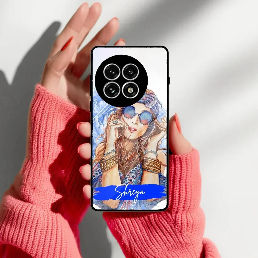 Bindass Babe Customize Glass Case Cover For OnePlus - ShopOnCliQ