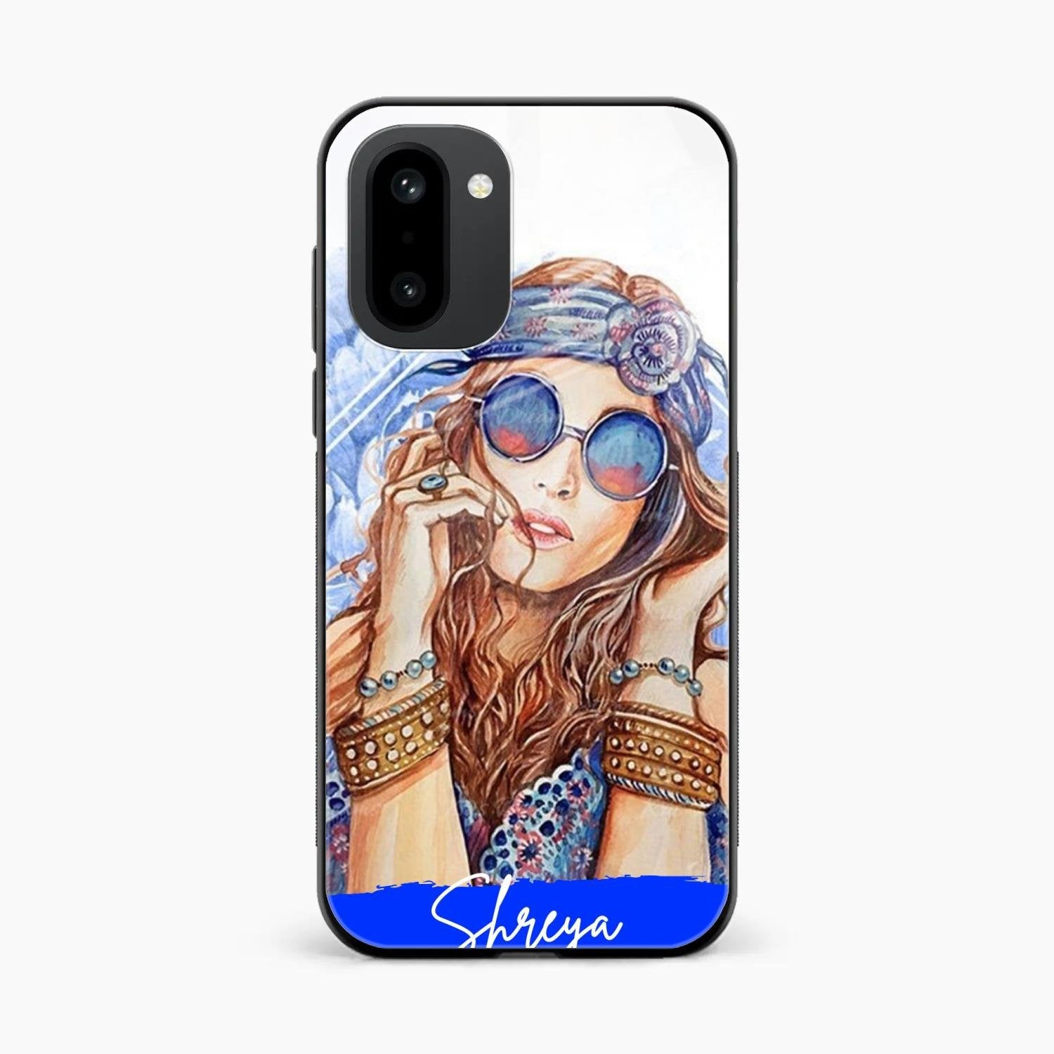 Bindass Babe Customize Glass Case Cover For OnePlus 15R 5G