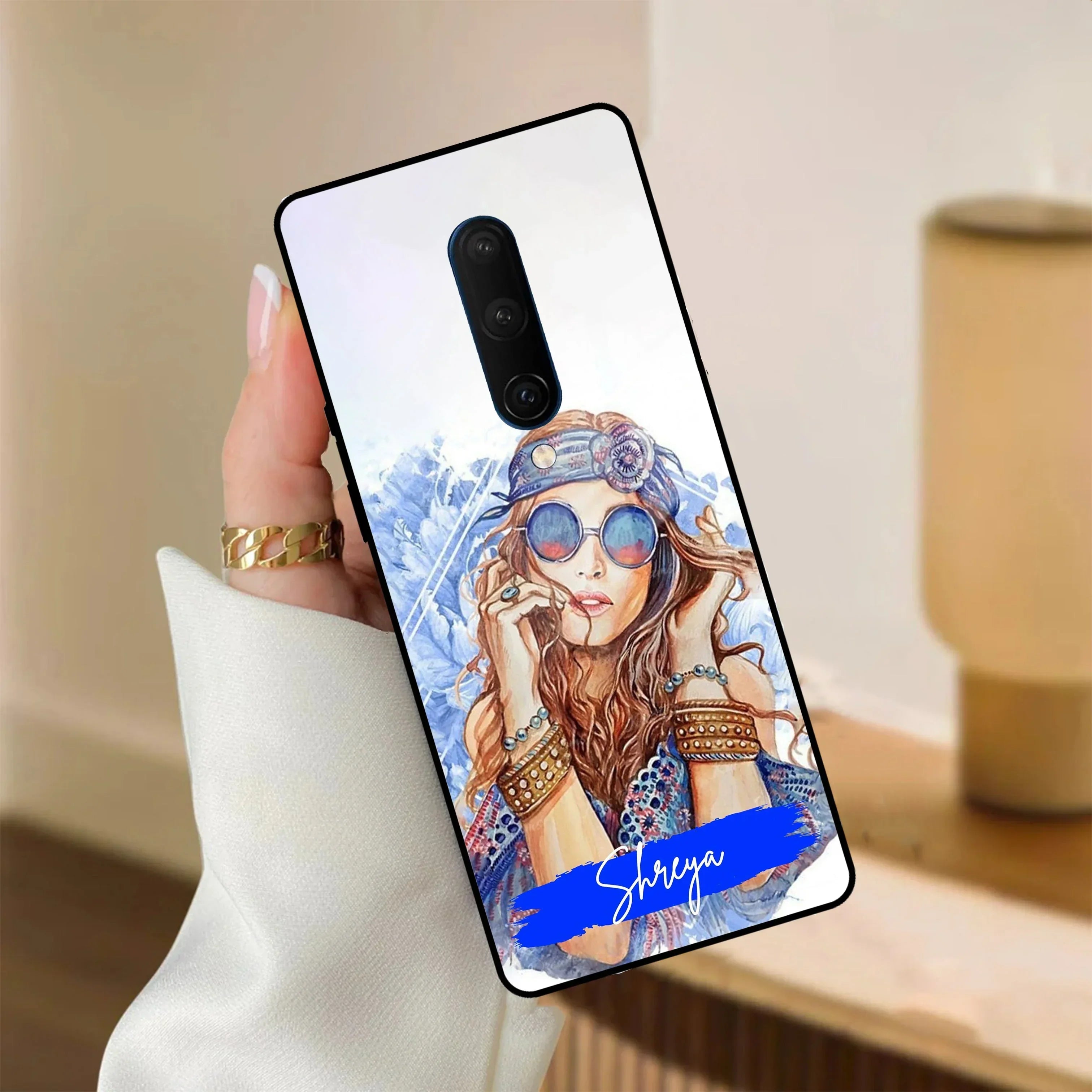 Bindass Babe Customize Glass Case Cover For OnePlus - ShopOnCliQ
