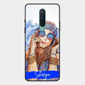 Bindass Babe Customize Glass Case Cover For Oneplus 8