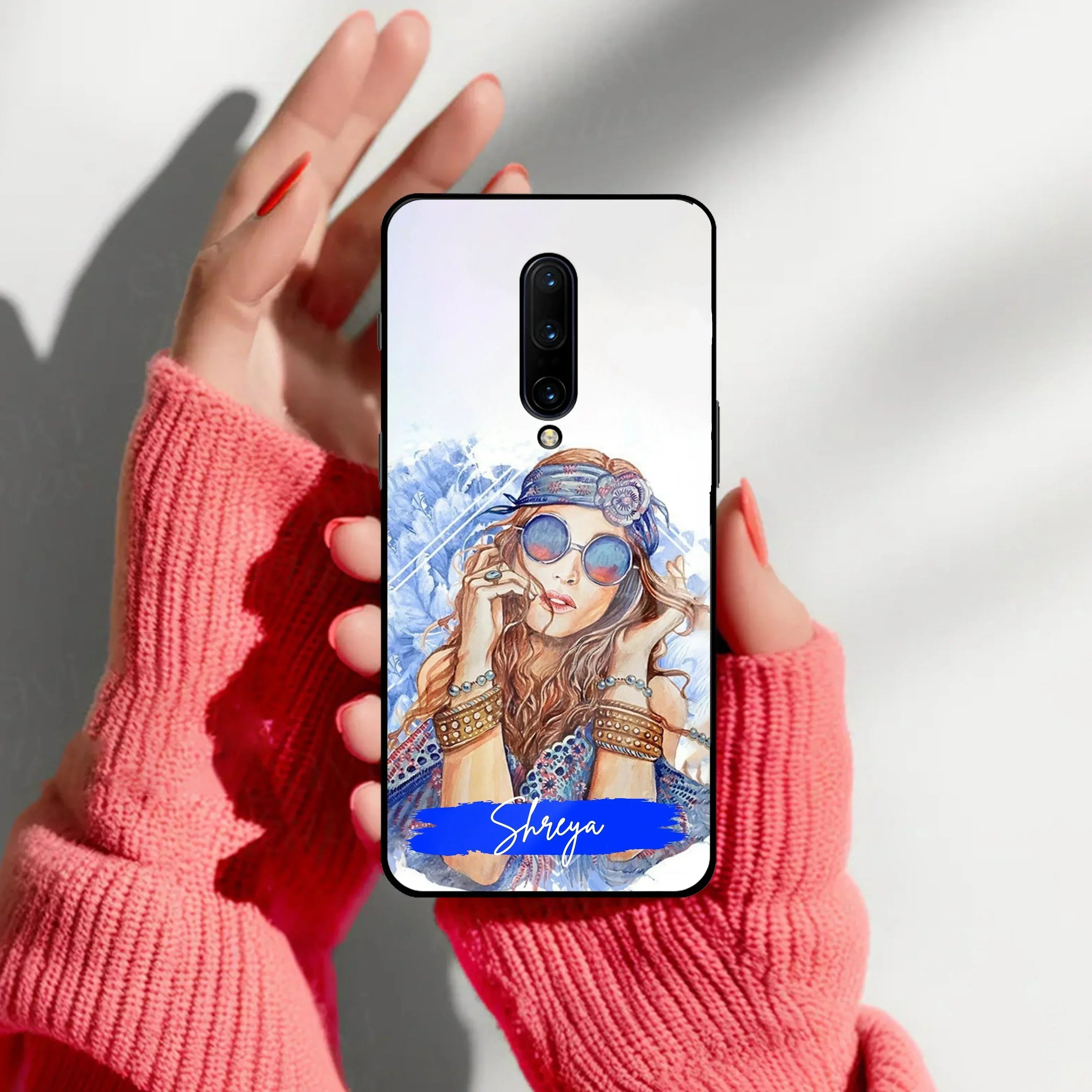 Bindass Babe Customize Glass Case Cover For OnePlus - ShopOnCliQ