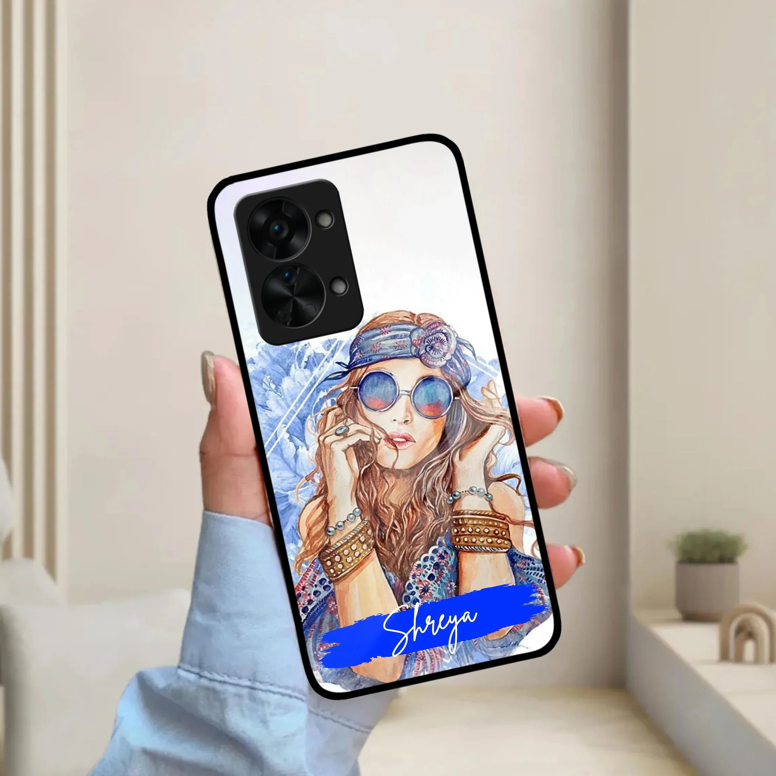 Bindass Babe Customize Glass Case Cover For OnePlus - ShopOnCliQ
