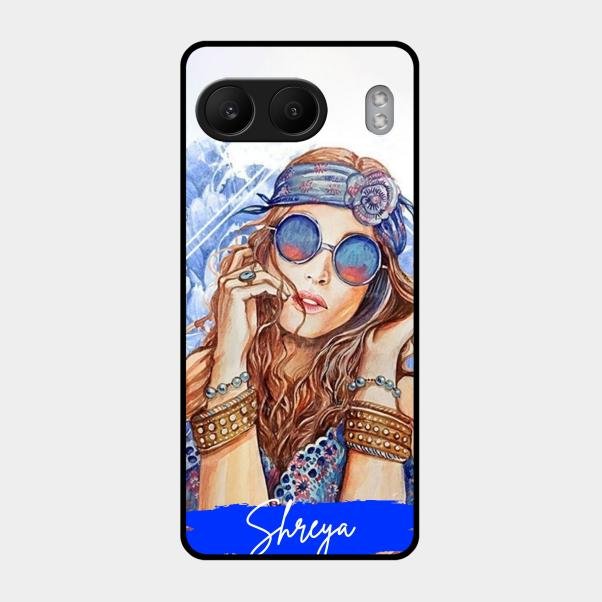 Bindass Babe Customize Glass Case Cover For Oneplus Nord 4 5G