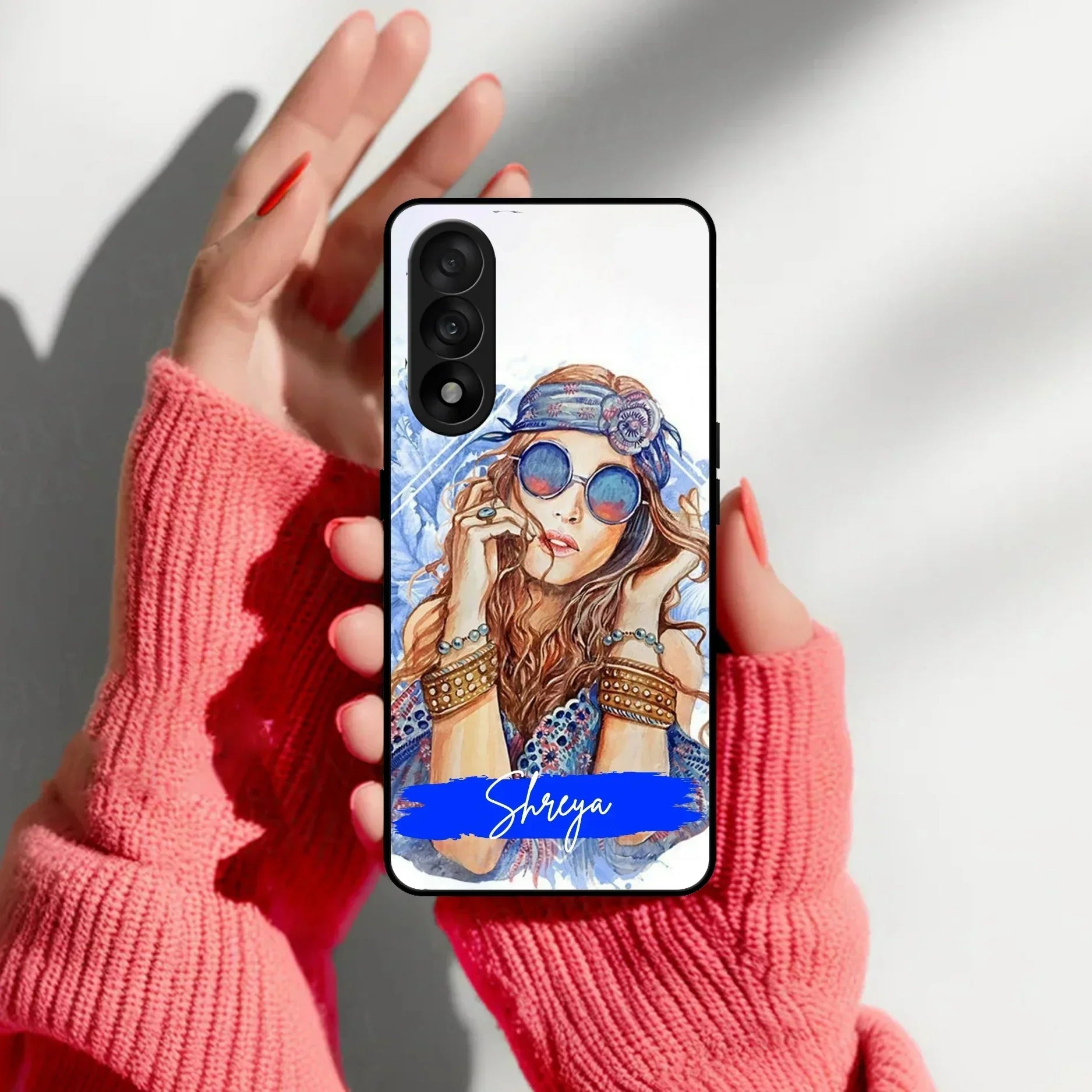 Bindass Babe Customize Glass Case Cover For OnePlus - ShopOnCliQ