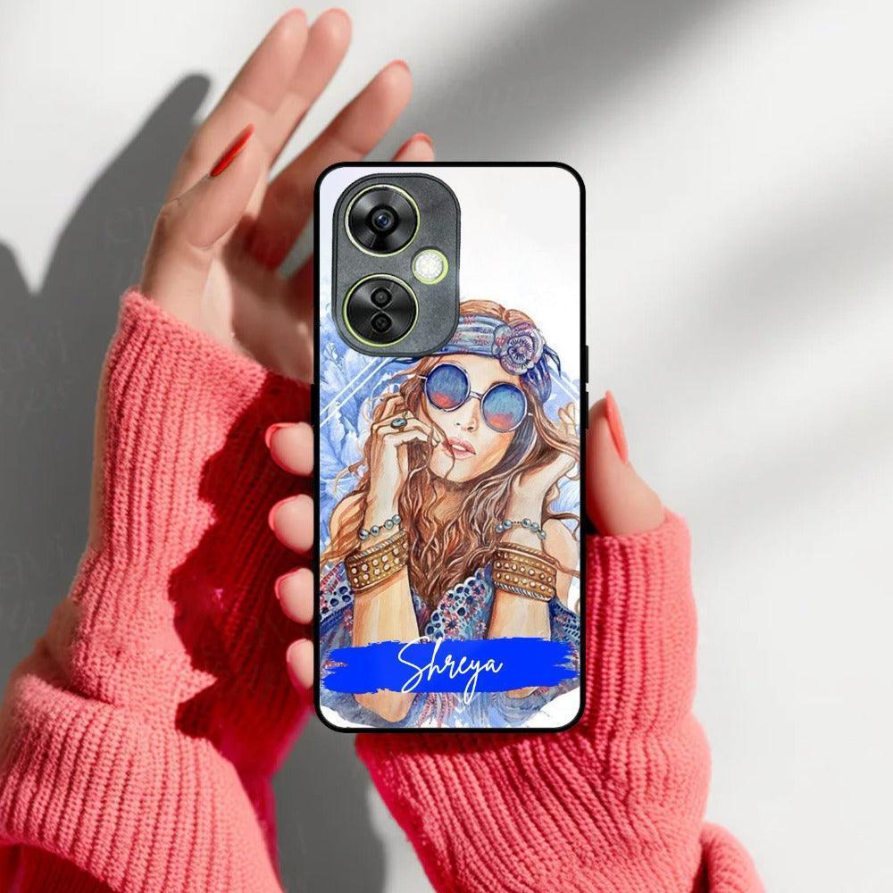 Bindass Babe Customize Glass Case Cover For OnePlus - ShopOnCliQ