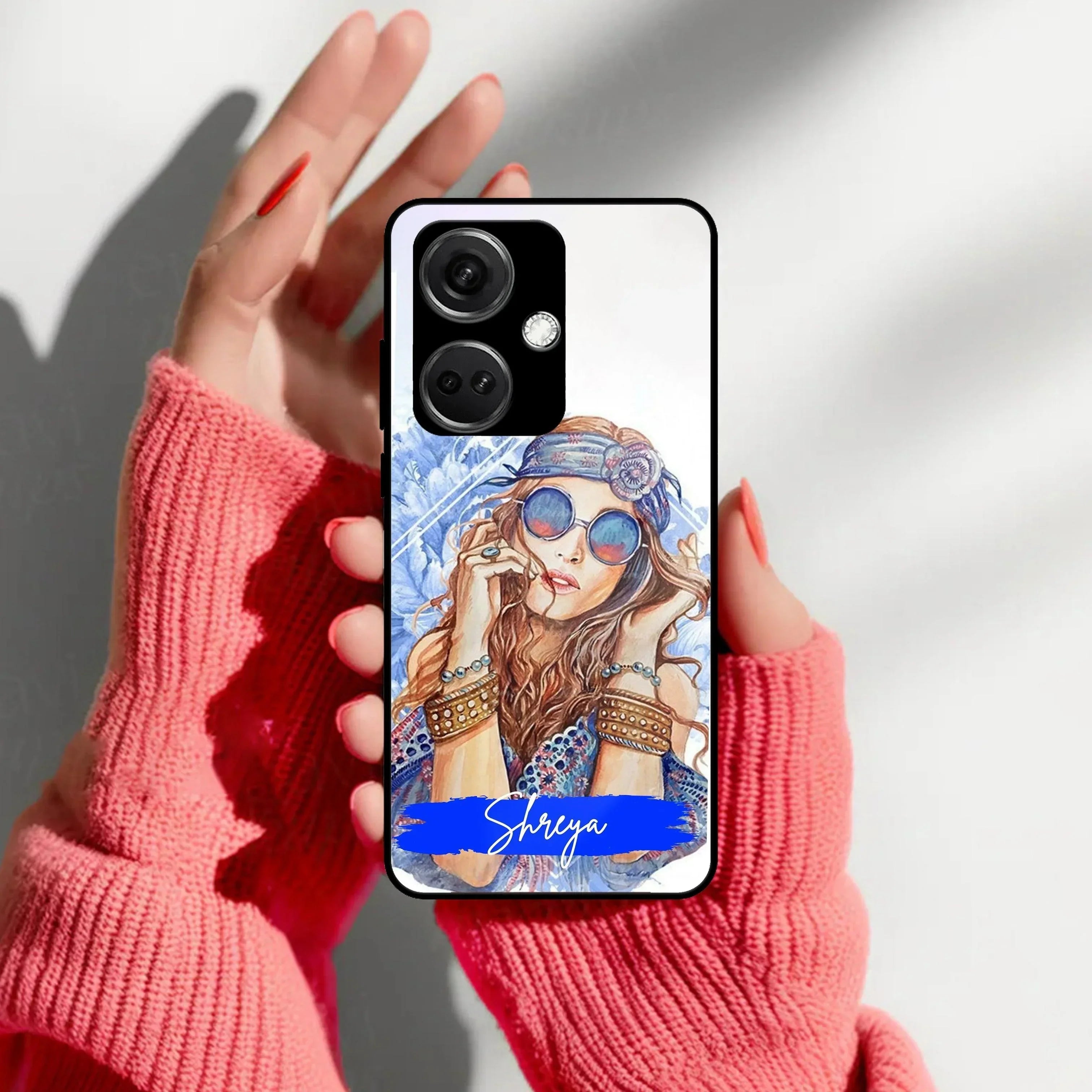 Bindass Babe Customize Glass Case Cover For OnePlus - ShopOnCliQ