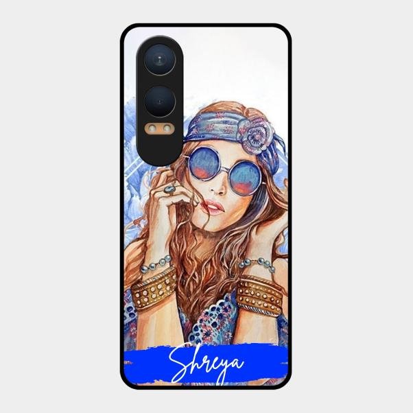 Bindass Babe Customize Glass Case Cover For Oneplus Nord Ce 4 Lite 5G