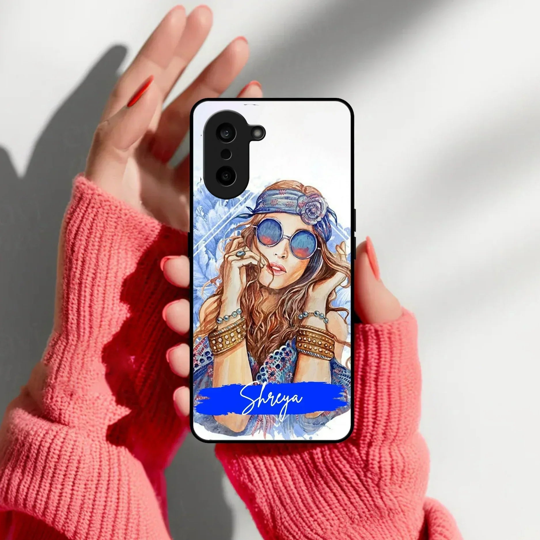Bindass Babe Customize Glass Case Cover For OnePlus - ShopOnCliQ