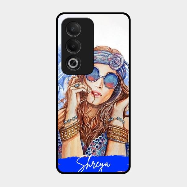 Bindass Babe Customize Glass Case Cover For Oppo A3 Pro 5G