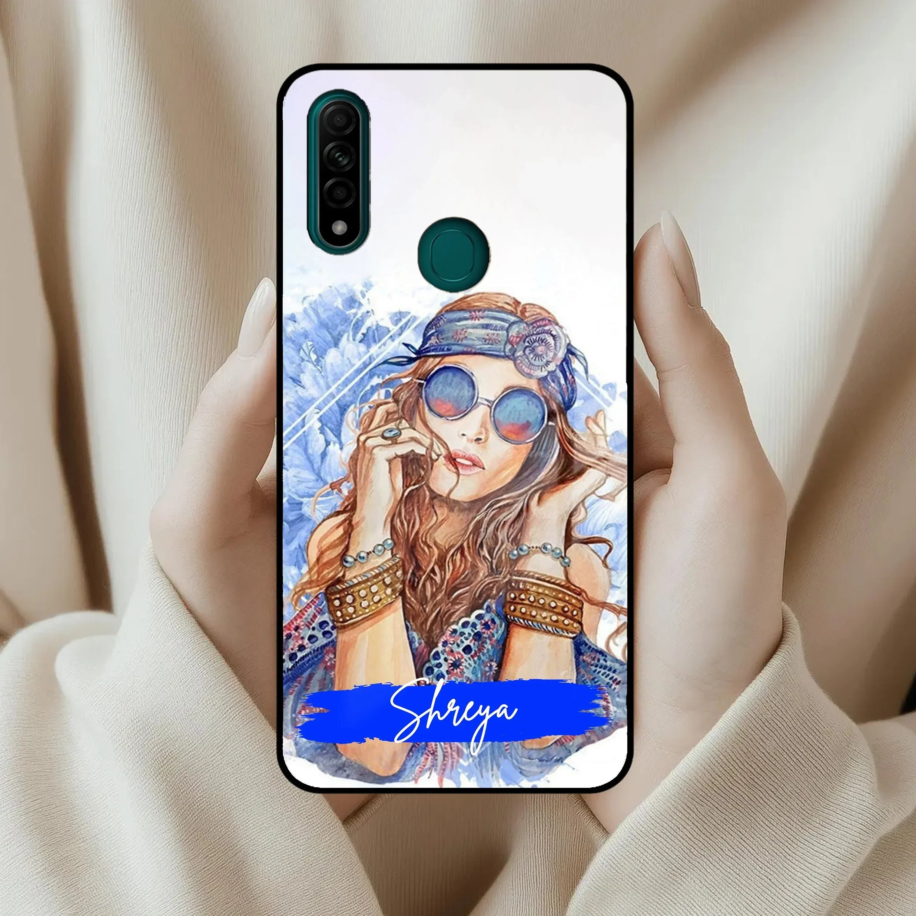 Bindass Babe Customize Glass Case Cover For Oppo - ShopOnCliQ