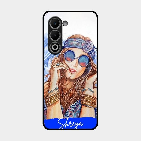 Bindass Babe Customize Glass Case Cover For Oppo A5 5G