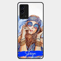 Bindass Babe Customize Glass Case Cover For Oppo A55