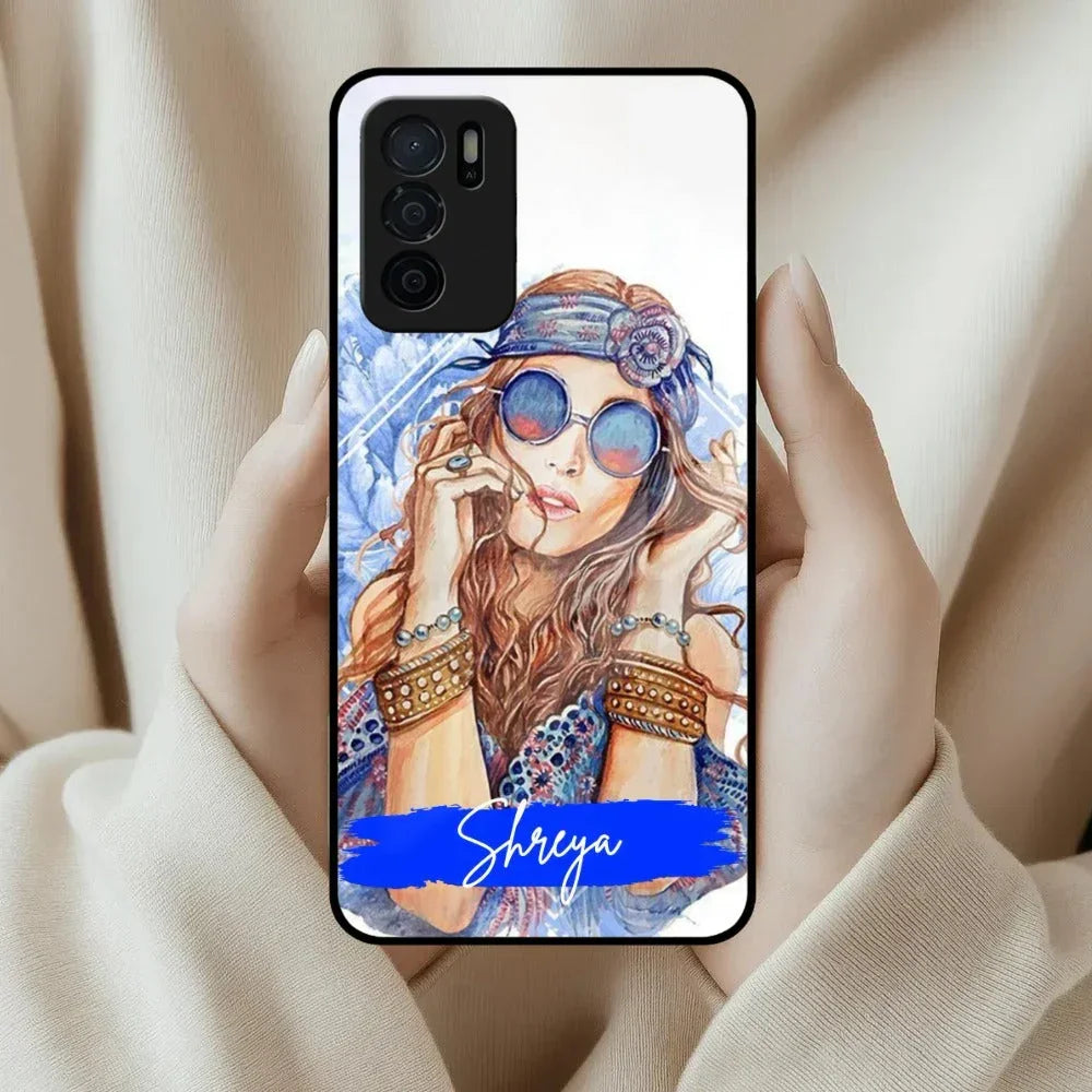 Bindass Babe Customize Glass Case Cover For Oppo - ShopOnCliQ