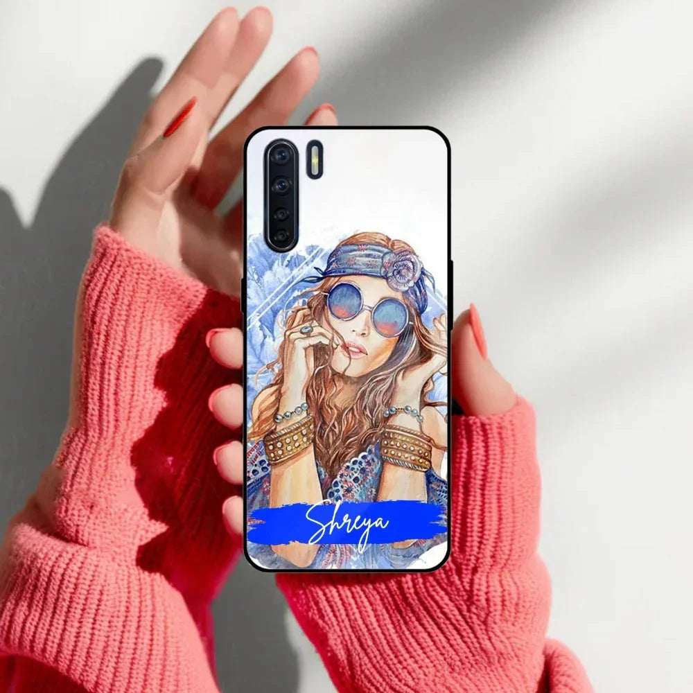 Bindass Babe Customize Glass Case Cover For Oppo - ShopOnCliQ