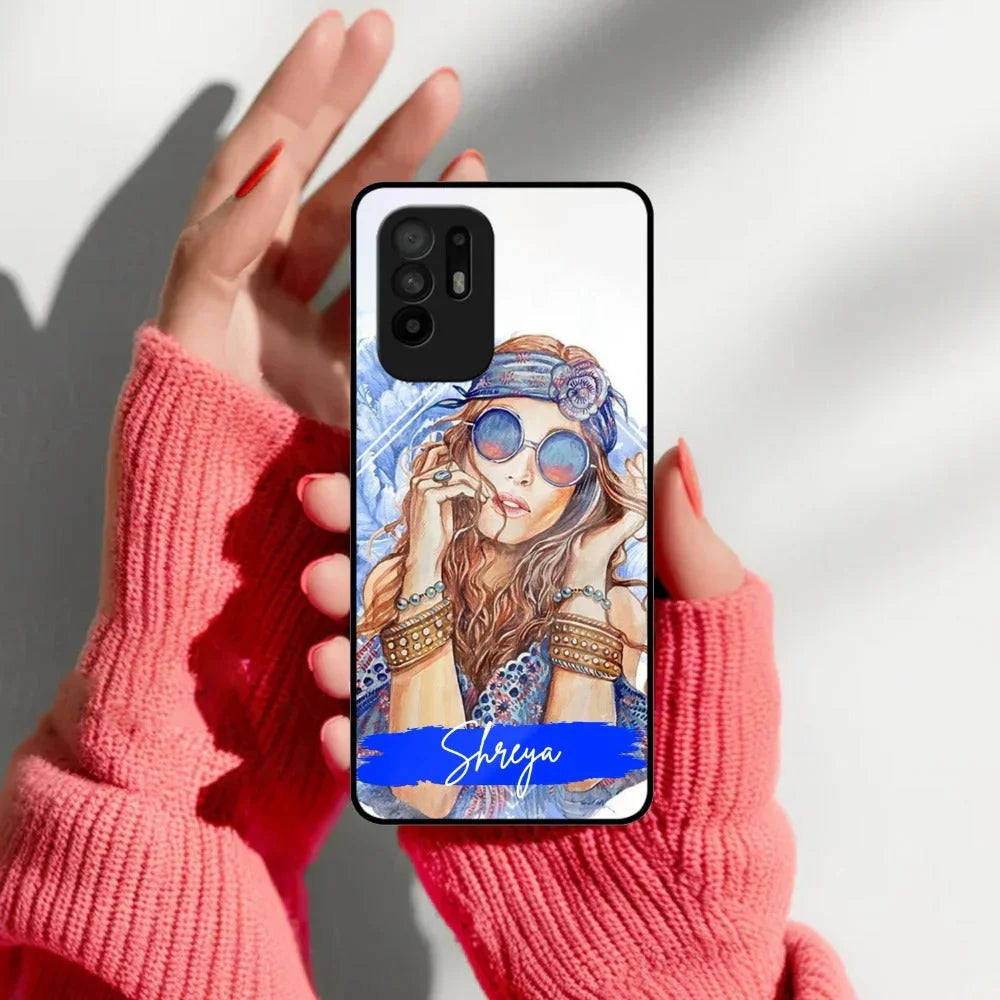 Bindass Babe Customize Glass Case Cover For Oppo - ShopOnCliQ