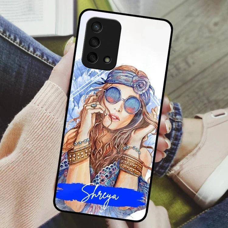 Bindass Babe Customize Glass Case Cover For Oppo - ShopOnCliQ