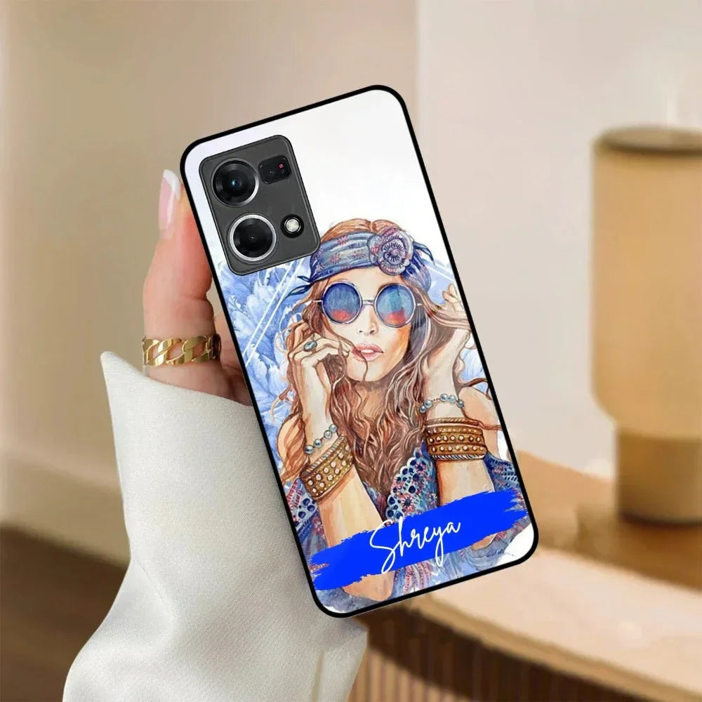 Bindass Babe Customize Glass Case Cover For Oppo - ShopOnCliQ