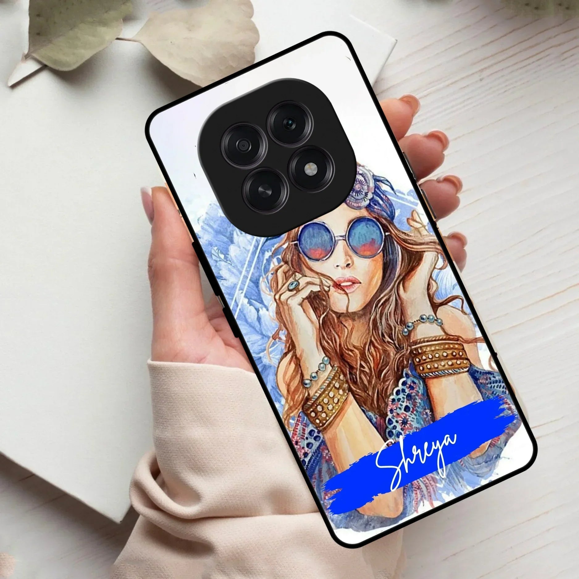 Bindass Babe Customize Glass Case Cover For Oppo - ShopOnCliQ