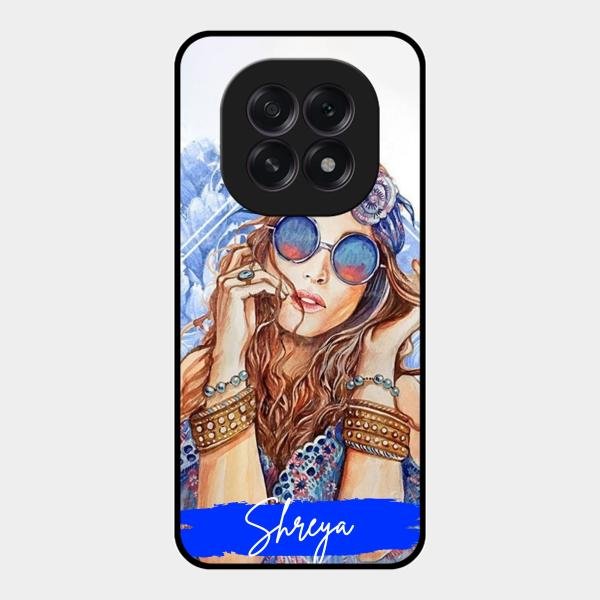 Bindass Babe Customize Glass Case Cover For Oppo F29 5G