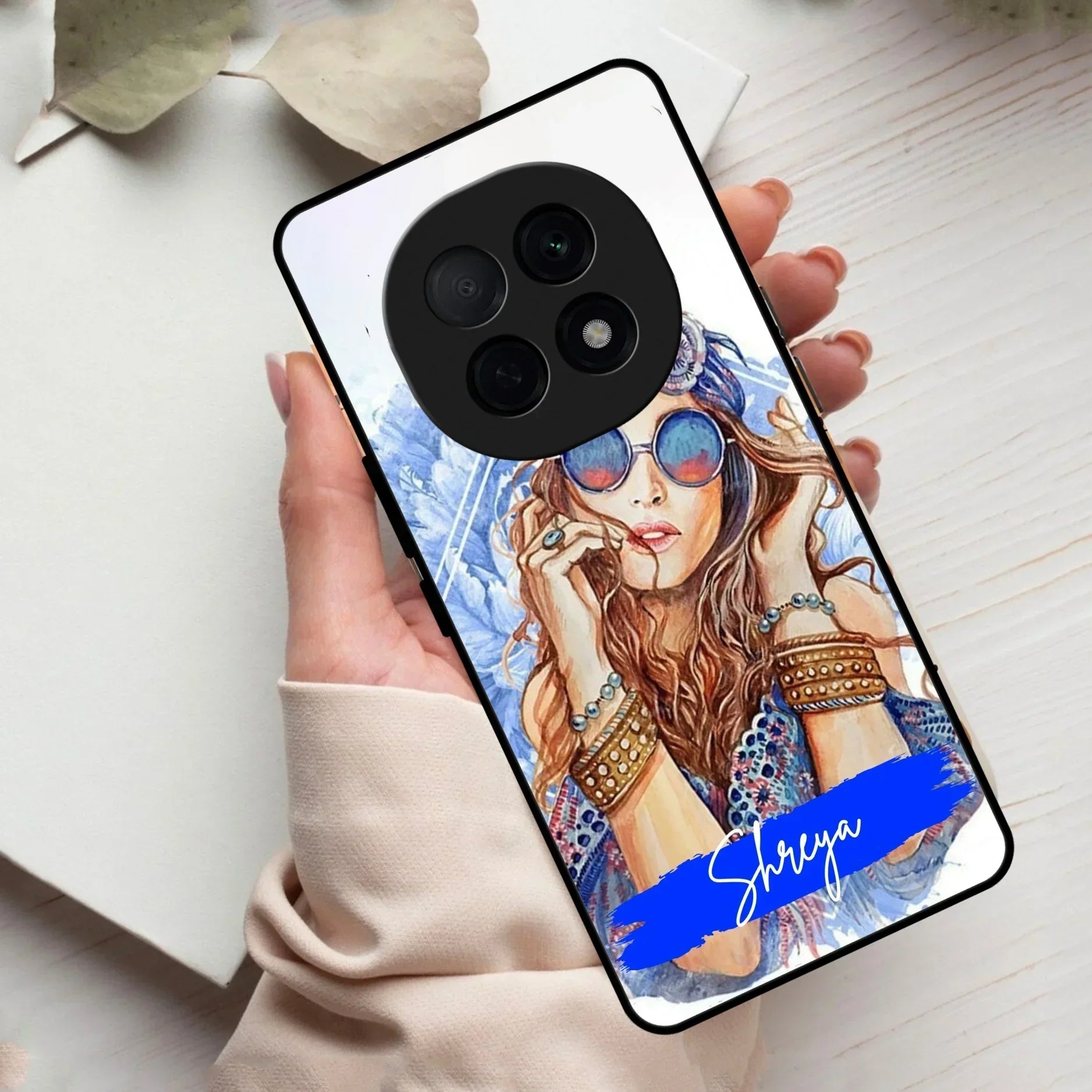 Bindass Babe Customize Glass Case Cover For Oppo - ShopOnCliQ