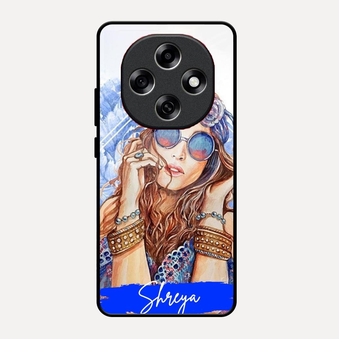 Bindass Babe Customize Glass Case Cover For Oppo F31 Pro 5G