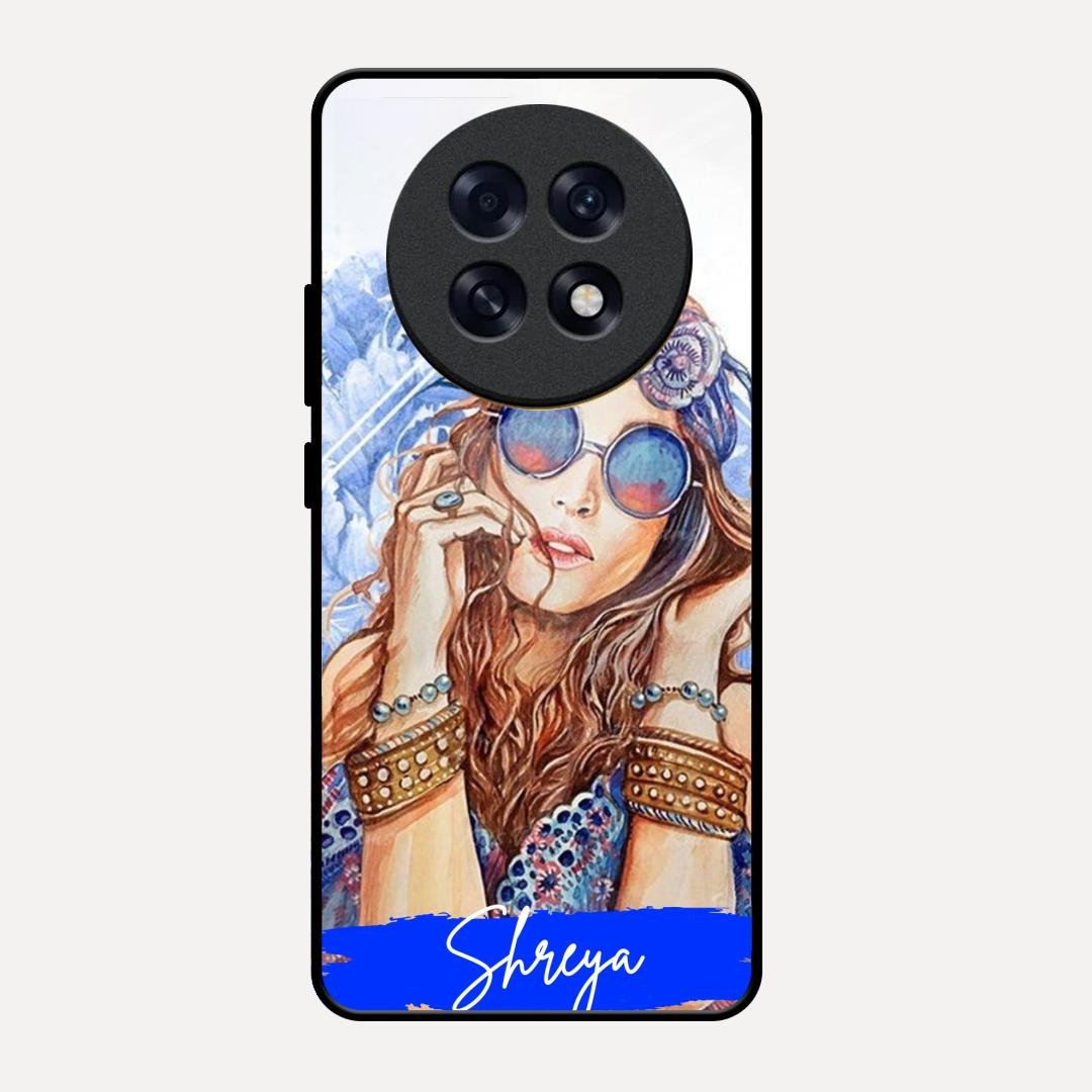 Bindass Babe Customize Glass Case Cover For Oppo F31 Pro Plus 5G