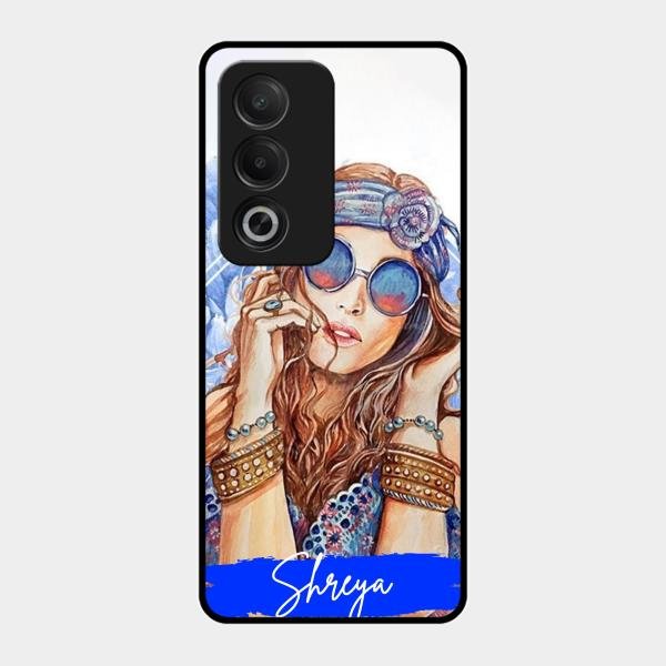 Bindass Babe Customize Glass Case Cover For Oppo K12X 5G
