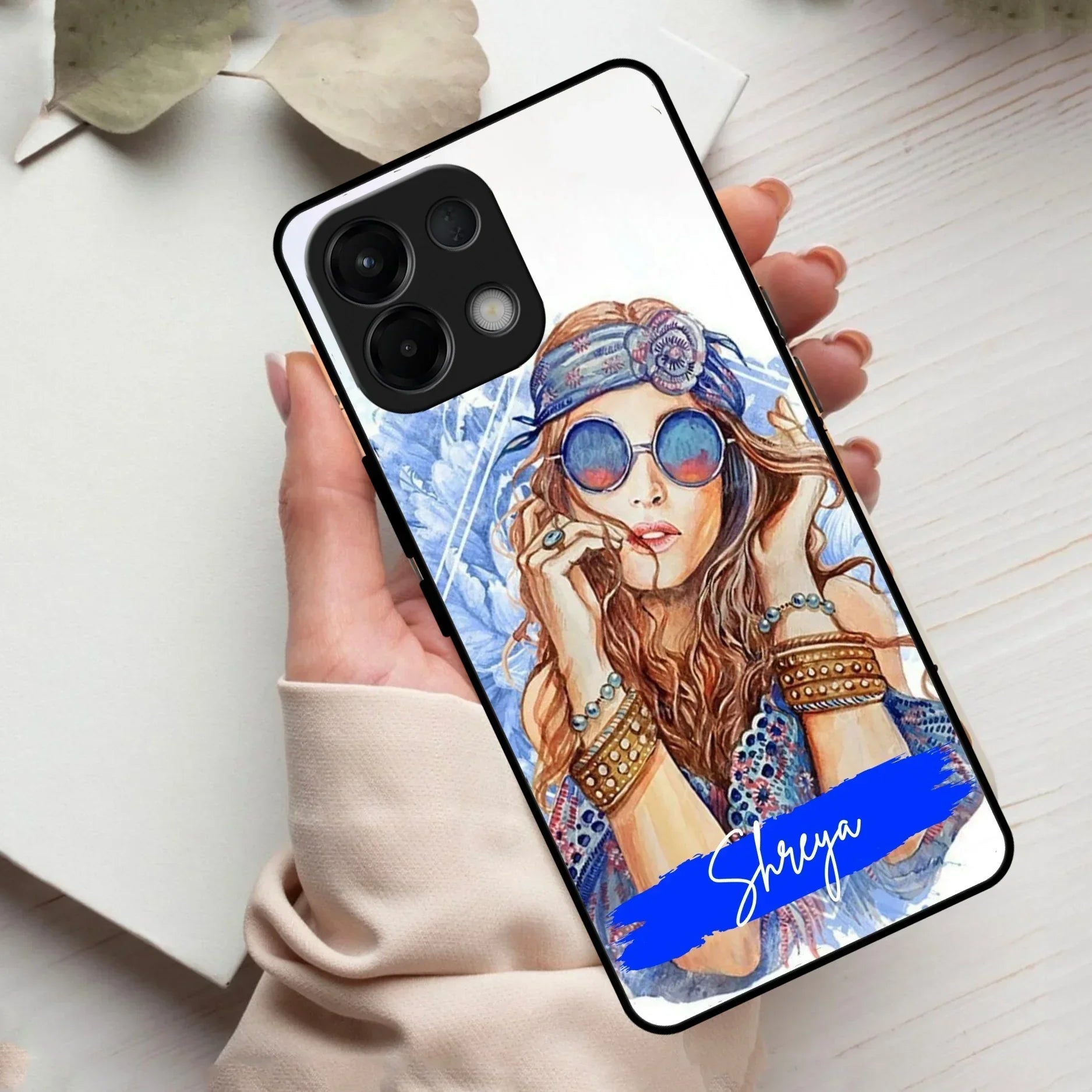 Bindass Babe Customize Glass Case Cover For Oppo - ShopOnCliQ