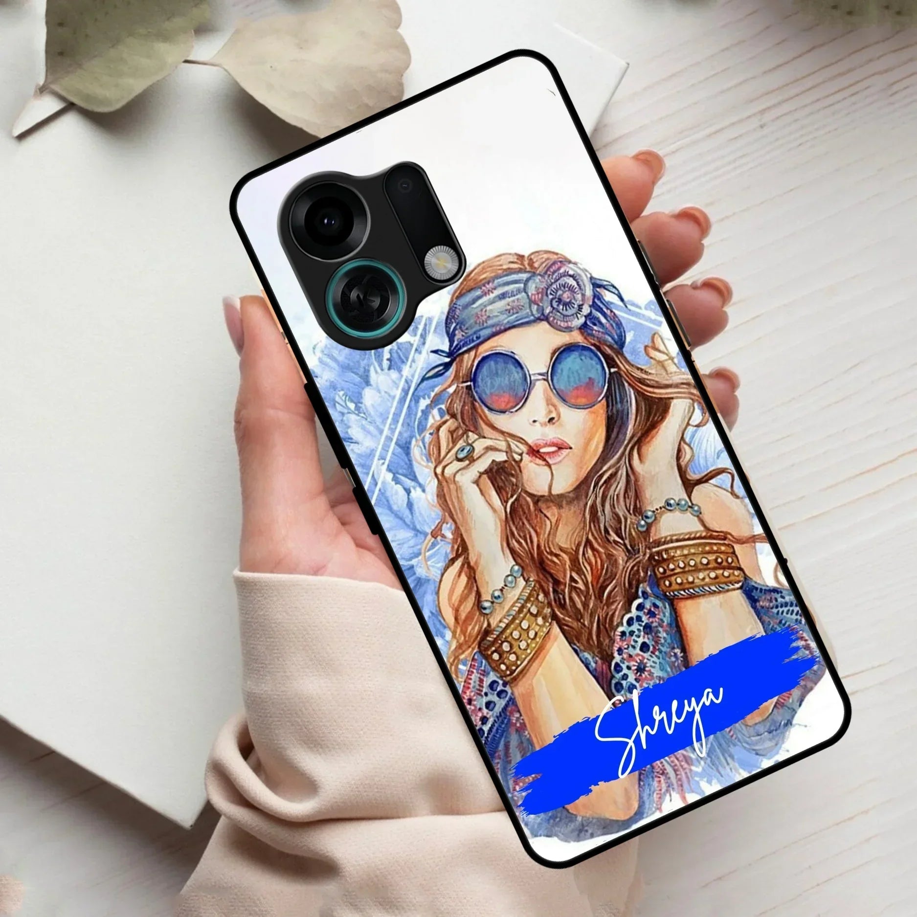 Bindass Babe Customize Glass Case Cover For Oppo - ShopOnCliQ