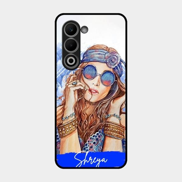 Bindass Babe Customize Glass Case Cover For Oppo K13X 5G