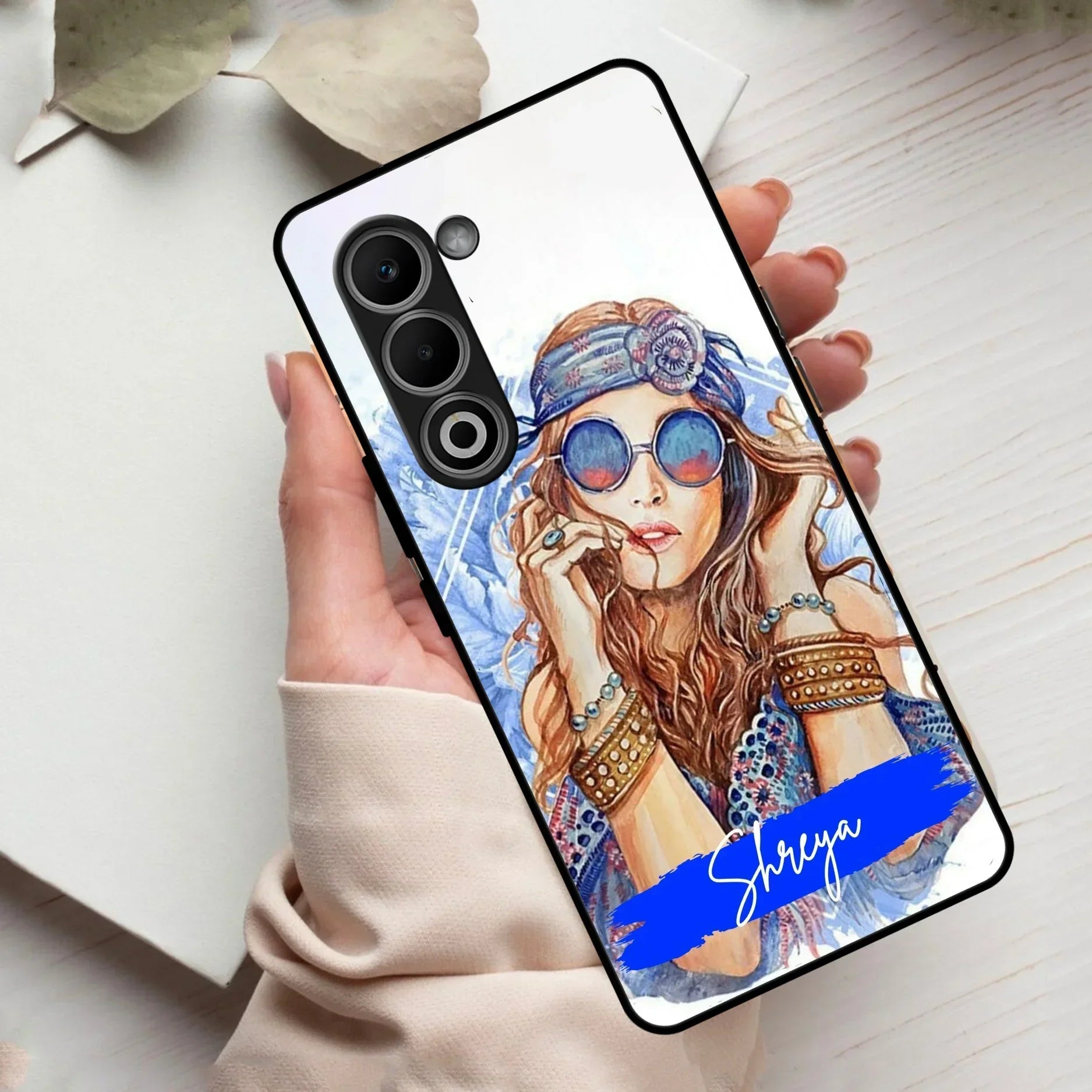 Bindass Babe Customize Glass Case Cover For Oppo - ShopOnCliQ