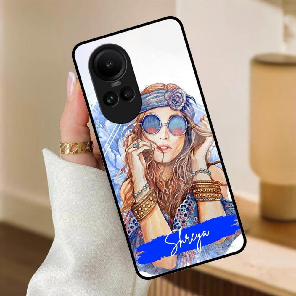 Bindass Babe Customize Glass Case Cover For Oppo - ShopOnCliQ