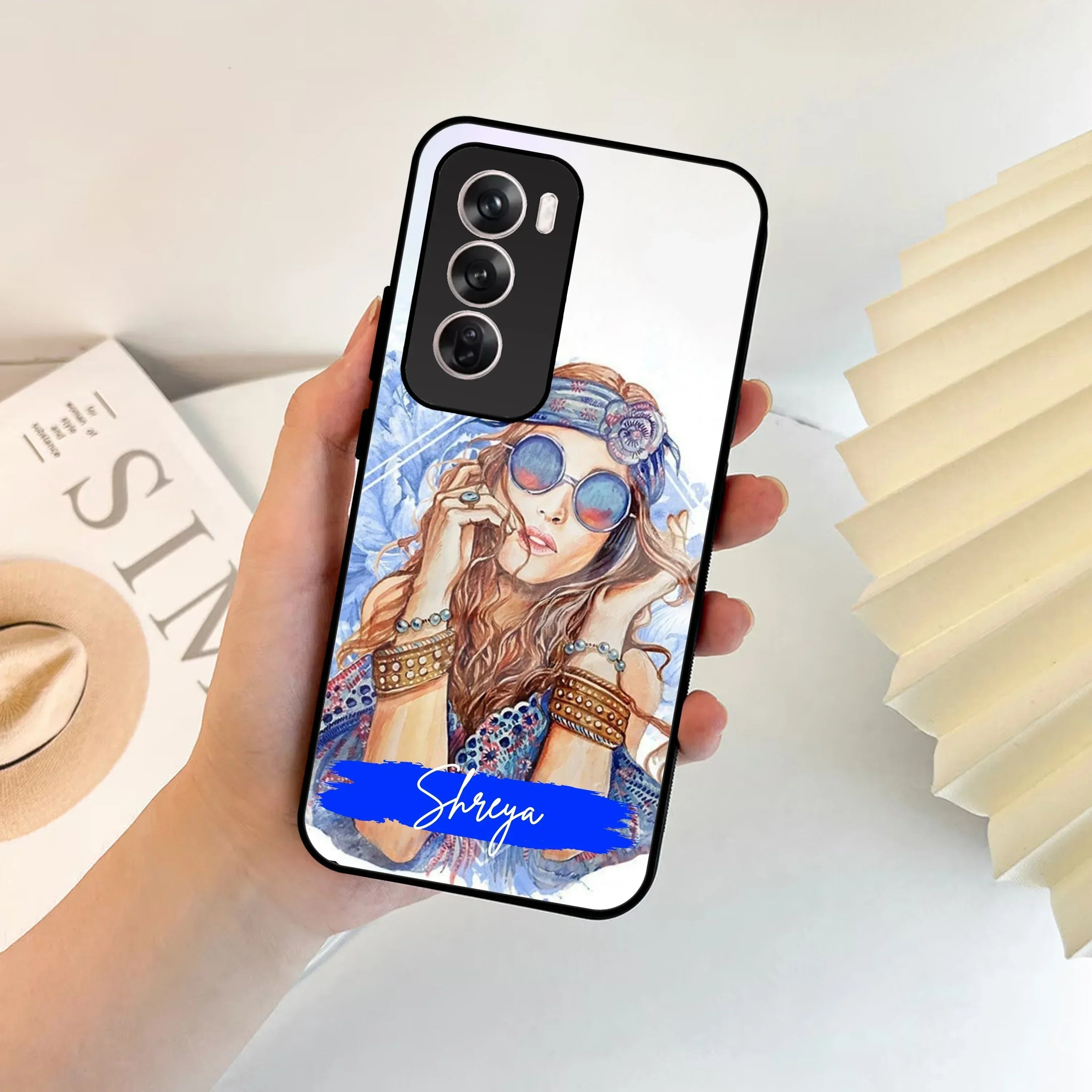 Bindass Babe Customize Glass Case Cover For Oppo - ShopOnCliQ