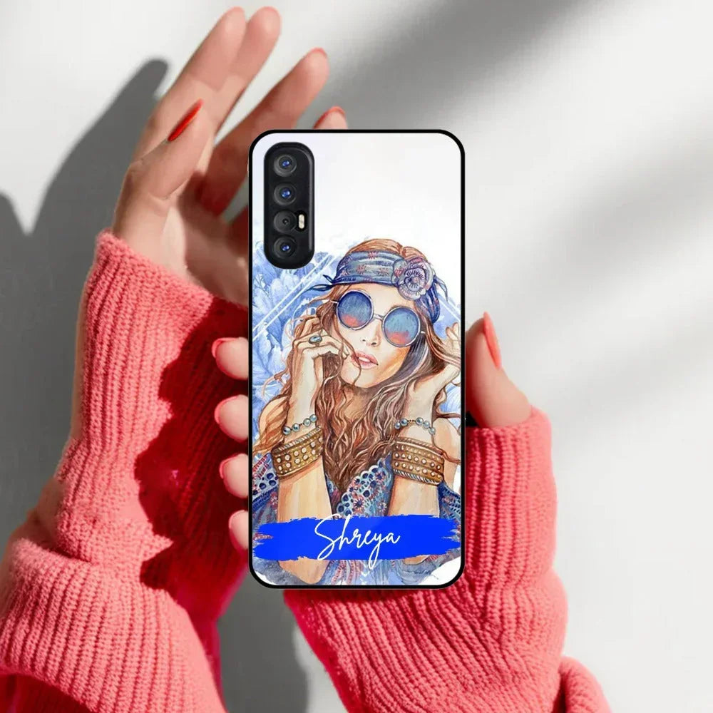 Bindass Babe Customize Glass Case Cover For Oppo - ShopOnCliQ